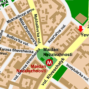 Apartment in Kiev Map